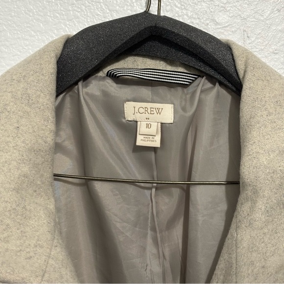 J.Crew Wool-Blend Coat, Size 10, GUC - Picture 3 of 14